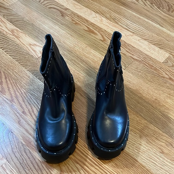 Free People Ludlow Studded Moto Boot Size 39 or 9 NWT - Picture 7 of 15